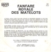  (La Fanfare Royale des Matelots - Art et liberté)