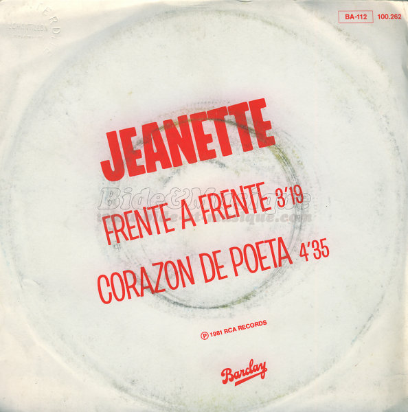 Jeanette - Mélodisque