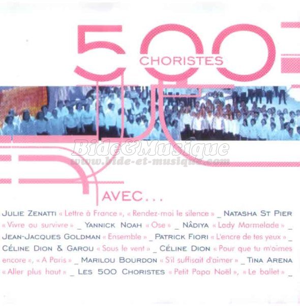 500 Choristes avec... - C'est la belle nuit de Noël sur B&M