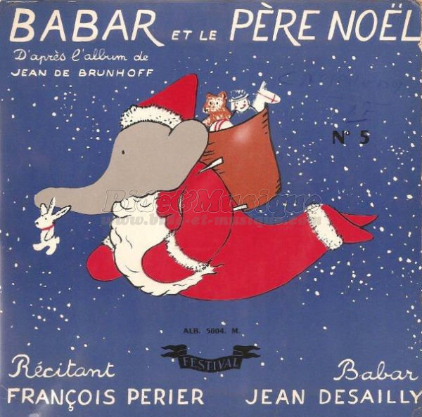 Les belles histoires de Bide & Musique - Babar et le père Noël par François Perier