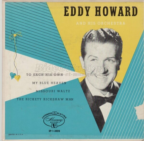 Eddy Howard - V.O. V.F. (version anglophone)