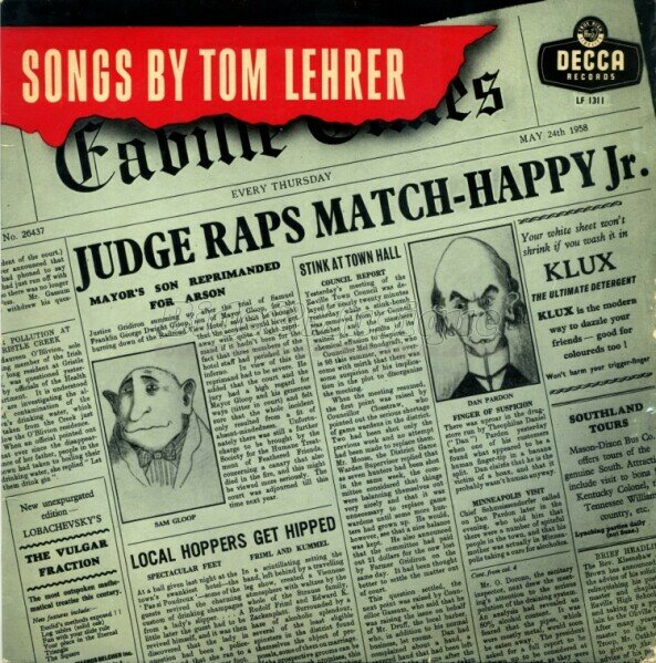 Tom Lehrer - Irish Bide (Spécial Saint Patrick)