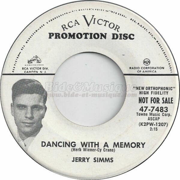 Jerry Simms - Années cinquante