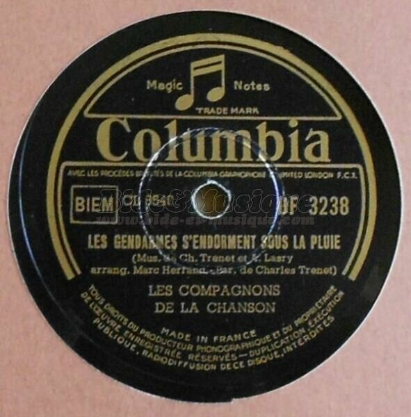 Compagnons de la Chanson, Les - Hallo'Bide (chansons épouvantables)