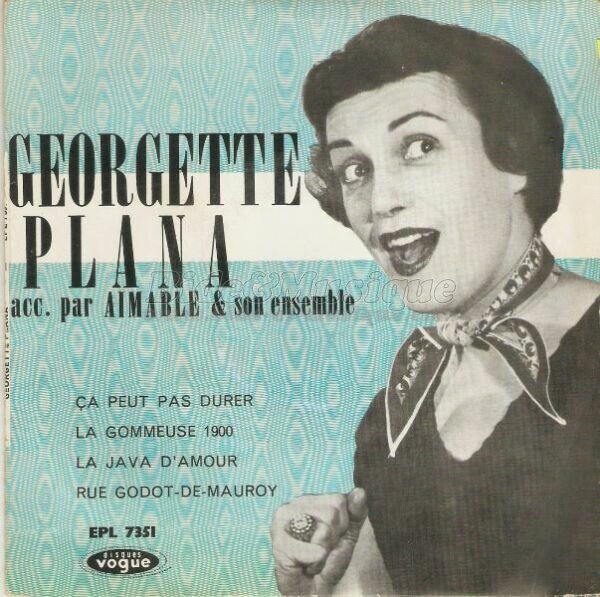 Georgette Plana - Années cinquante
