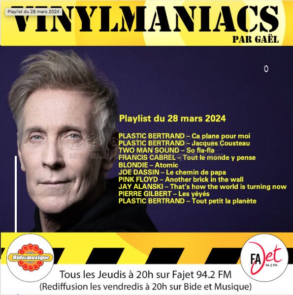 Vinylmaniacs - Emission n°299 (28 mars 2024)