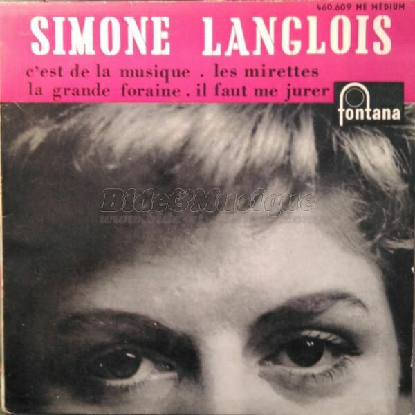 Simone Langlois - Années cinquante