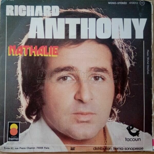Richard Anthony - B&M chante votre prénom