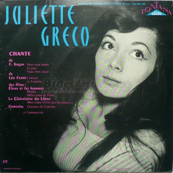 Juliette Gréco - Guinguettes