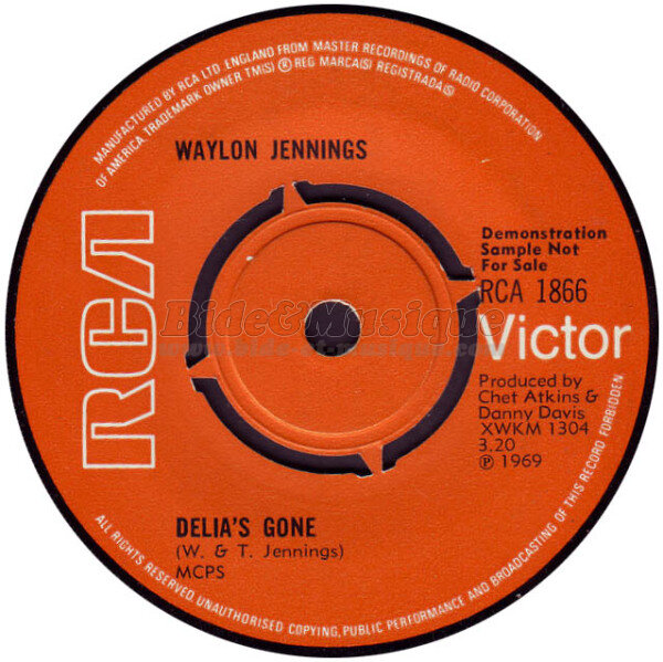 Waylon Jennings - Delia's Gone