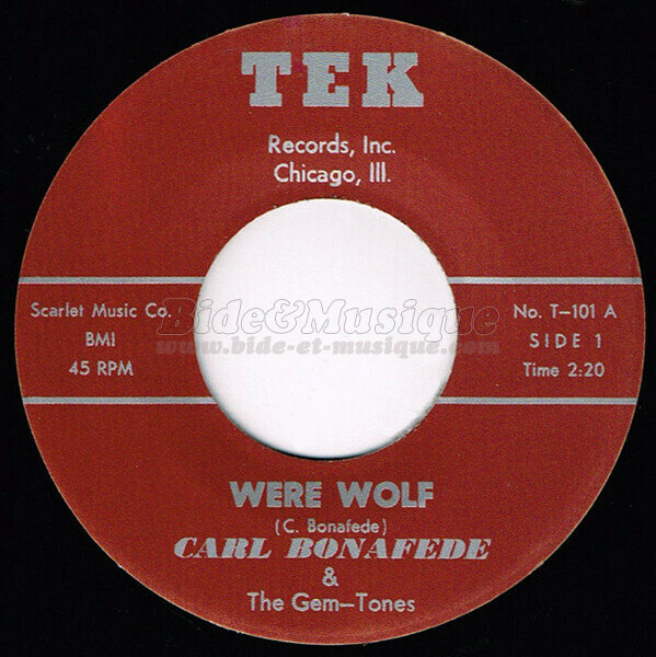 Carl Bonafede and the Gem-tones - The werewolf