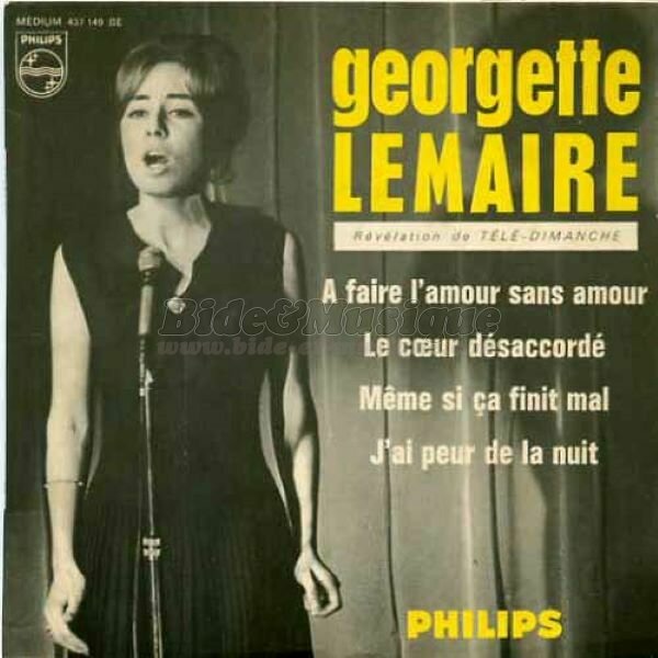 Georgette Lemaire - �€ faire l'amour sans amour
