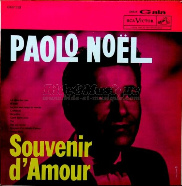 Paolo Noël - Souvenir d'un refrain d'amour