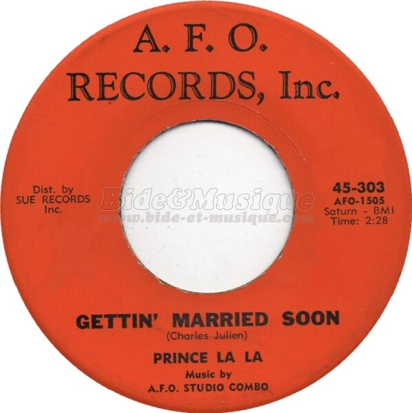 Prince La La - Gettin' married soon