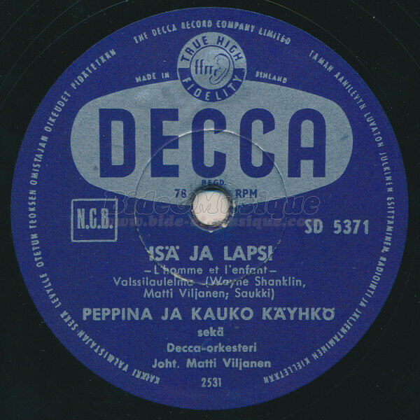 Peppina & Kauko Käyhkö - Isa ja lapsi