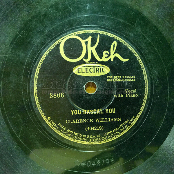 Clarence William - You rascal you