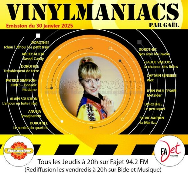 Vinylmaniacs - Emission n°334 (30 janvier 2025)