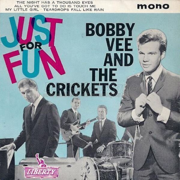 Bobby Vee and the Crickets - Teardrops fall like rain