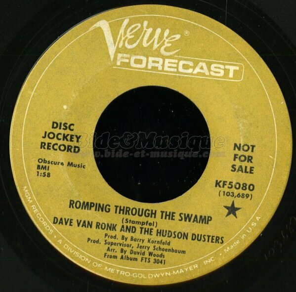 Dave Van Ronk and the Hudson Dusters - Romping through the swamp