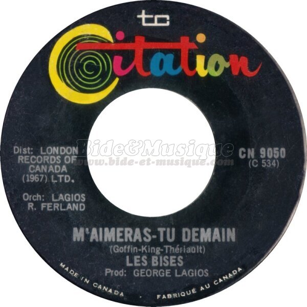 Les Bises - M'aimeras-tu demain
