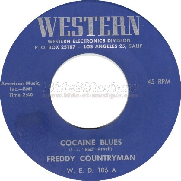 Freddy Countryman - Cocaine blues