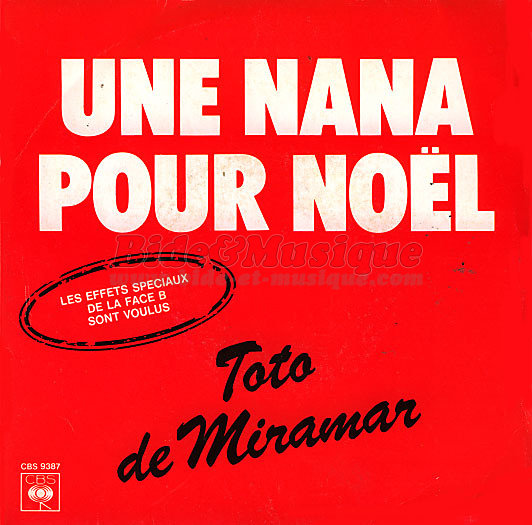 Toto de Miramar - C'est la belle nuit de Noël sur B&M