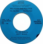 Scott Beach - Religion and politics&nbsp;: Ya-Ta-Ta! Ya-Ta-Ta!