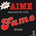 Pochette de Noam - Aime (Fame en français)